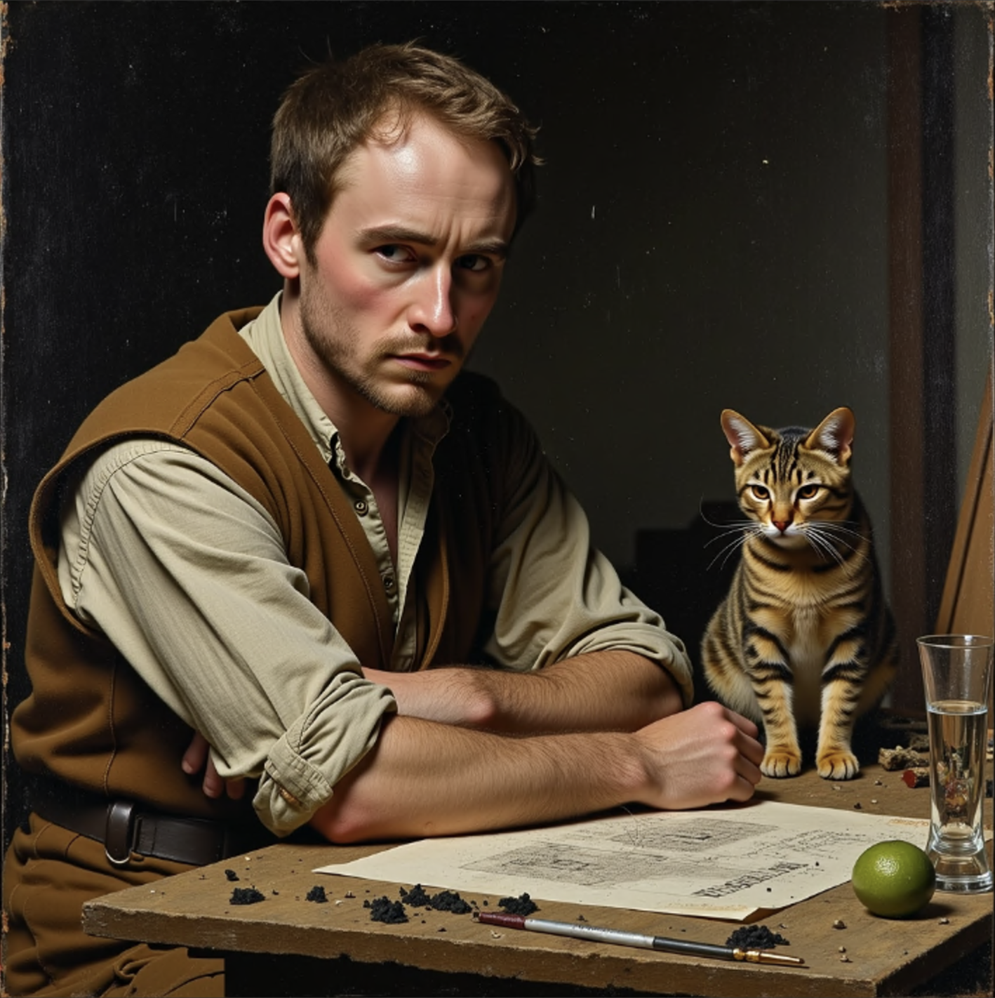 The struggling artist